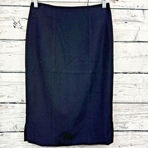 Nanette Lepore Women's Black Sheath Casual Lined Skirt [Size 6] Made in USA‎ NYC